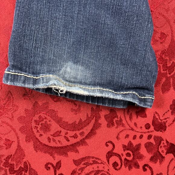 Buckle BKE Payton Jeans Womens 27RX29.5" Denim Whiskers Low Rise Thick Stitch - Picture 5 of 14